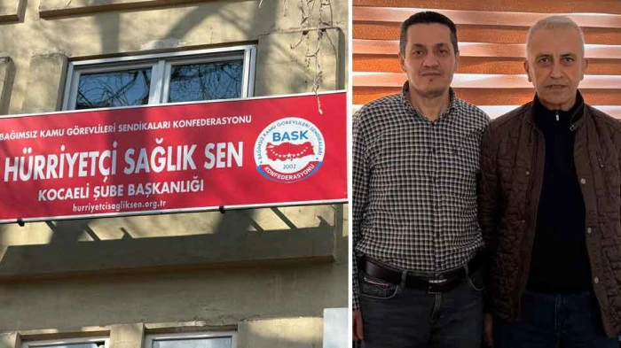 &Ouml;mer &Ccedil;eker'den ''H&uuml;rriyet&ccedil;i Sağlık - Sen Kocaeli Şubesi'' kurulumuna tam destek