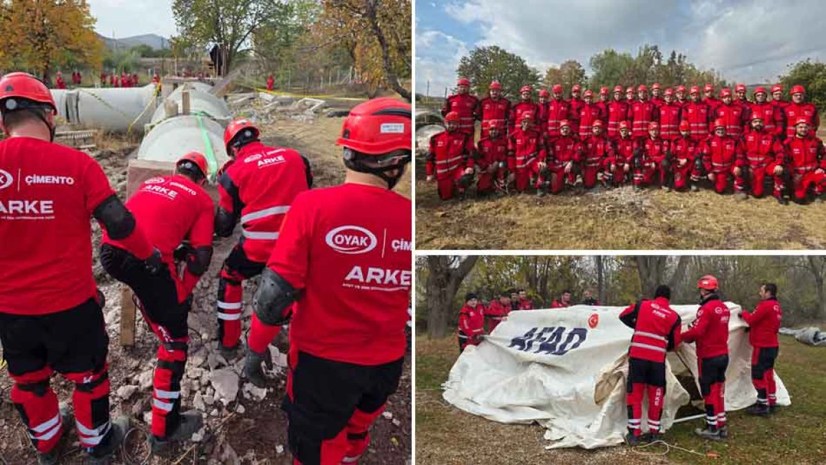 OYAK &Ccedil;imento ARKE Arama ve Kurtarma Ekibi Kuruldu