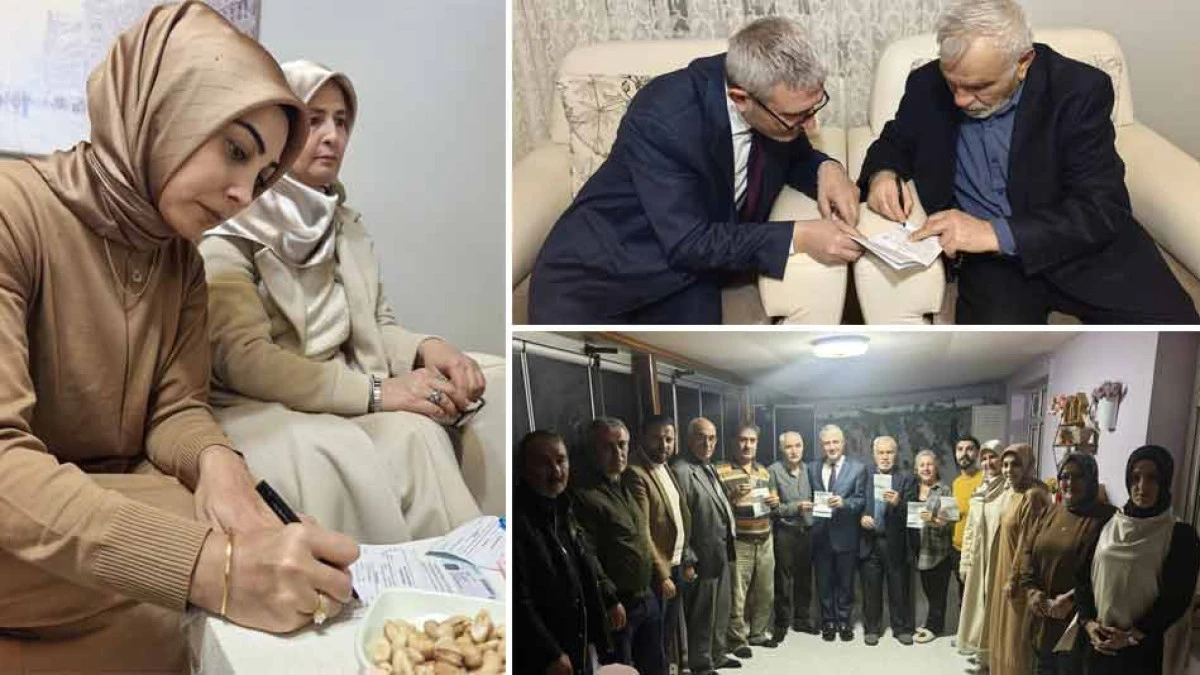 ÖZDEMİR AİLESİ AK PARTİ GEBZE'YE ÜYE OLDU