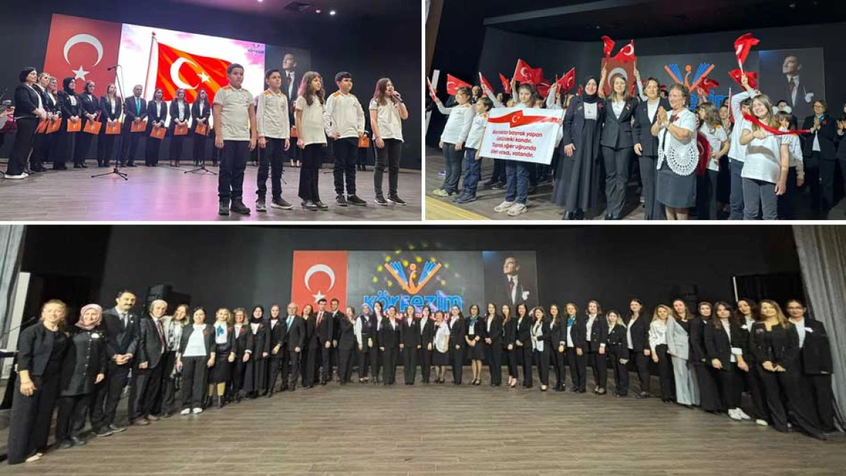          &Ouml;zel K&ouml;rfezim Eğitim Kurumları&rsquo;ndan Vatan ve Bayrak Temalı Anlamlı Program