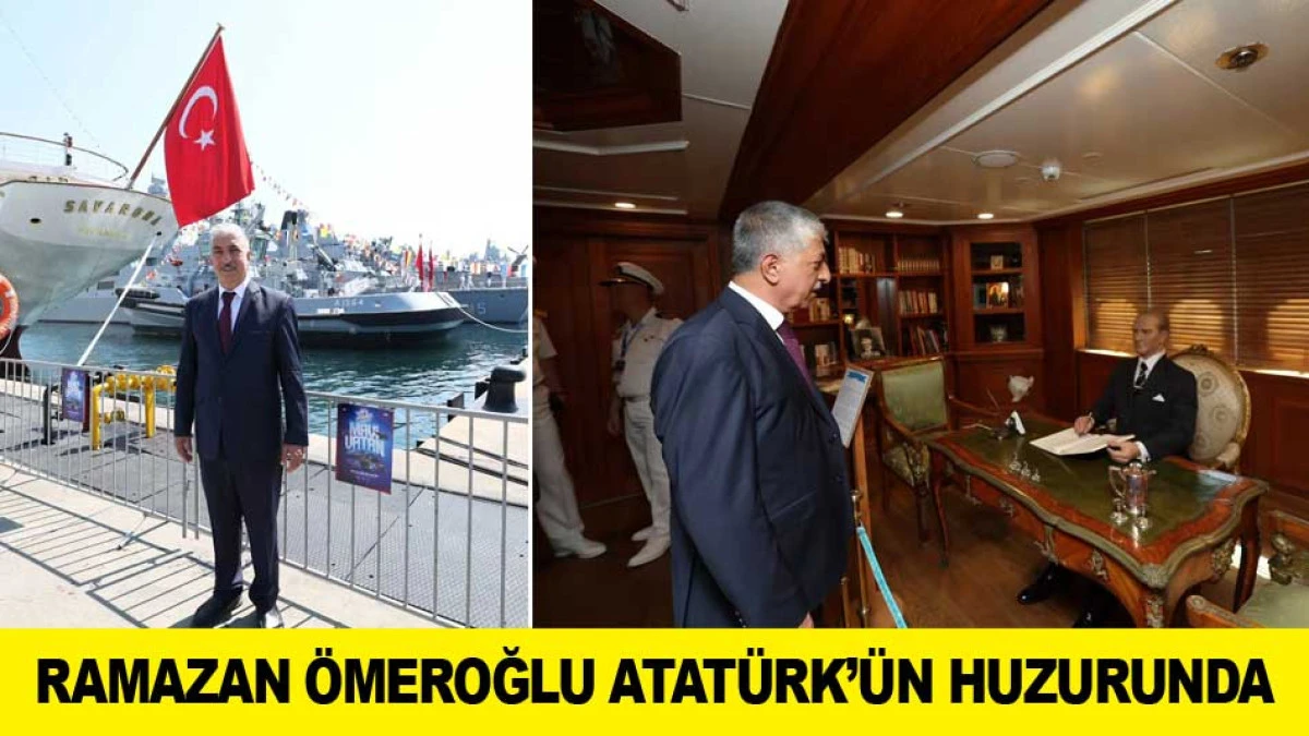 RAMAZAN &Ouml;MEROĞLU ATAT&Uuml;RK&rsquo;&Uuml;N HUZURUNDA