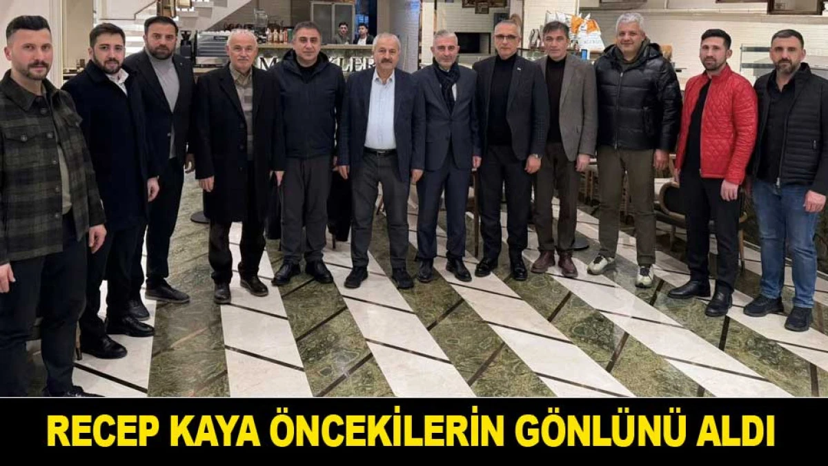 RECEP KAYA &Ouml;NCEKİLERİN G&Ouml;NL&Uuml;N&Uuml; ALDI