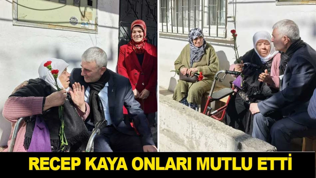 RECEP KAYA ONLARI MUTLU ETTİ