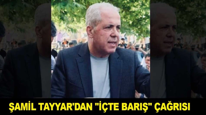 ŞAMİL TAYYAR'DAN ''İ&Ccedil;TE BARIŞ'' &Ccedil;AĞRISI