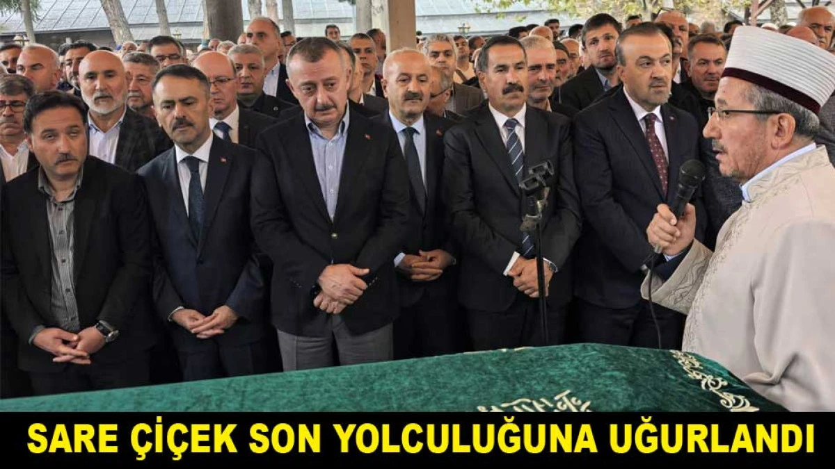 SARE &Ccedil;İ&Ccedil;EK SON YOLCULUĞUNA UĞURLANDI