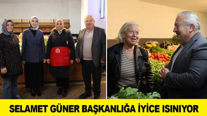 SELAMET G&Uuml;NER BAŞKANLIĞA İYİCE ISINIYOR