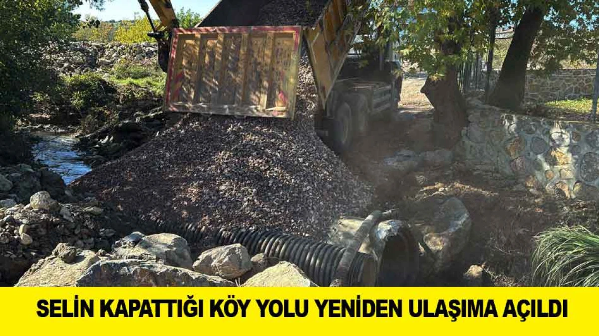 SELİN KAPATTIĞI K&Ouml;Y YOLU YENİDEN ULAŞIMA A&Ccedil;ILDI