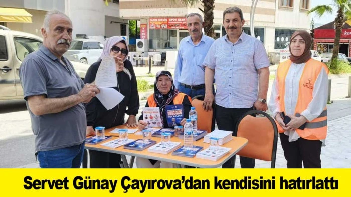 Servet G&uuml;nay &Ccedil;ayırova&rsquo;dan kendisini hatırlattı