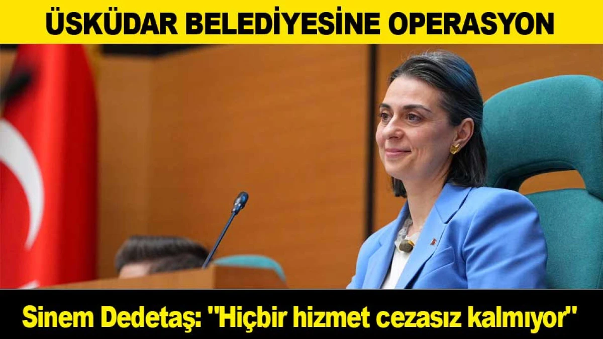 Sinem Dedetaş'tan ilk a&ccedil;ıklama: ''Hi&ccedil;bir hizmet cezasız kalmıyor''