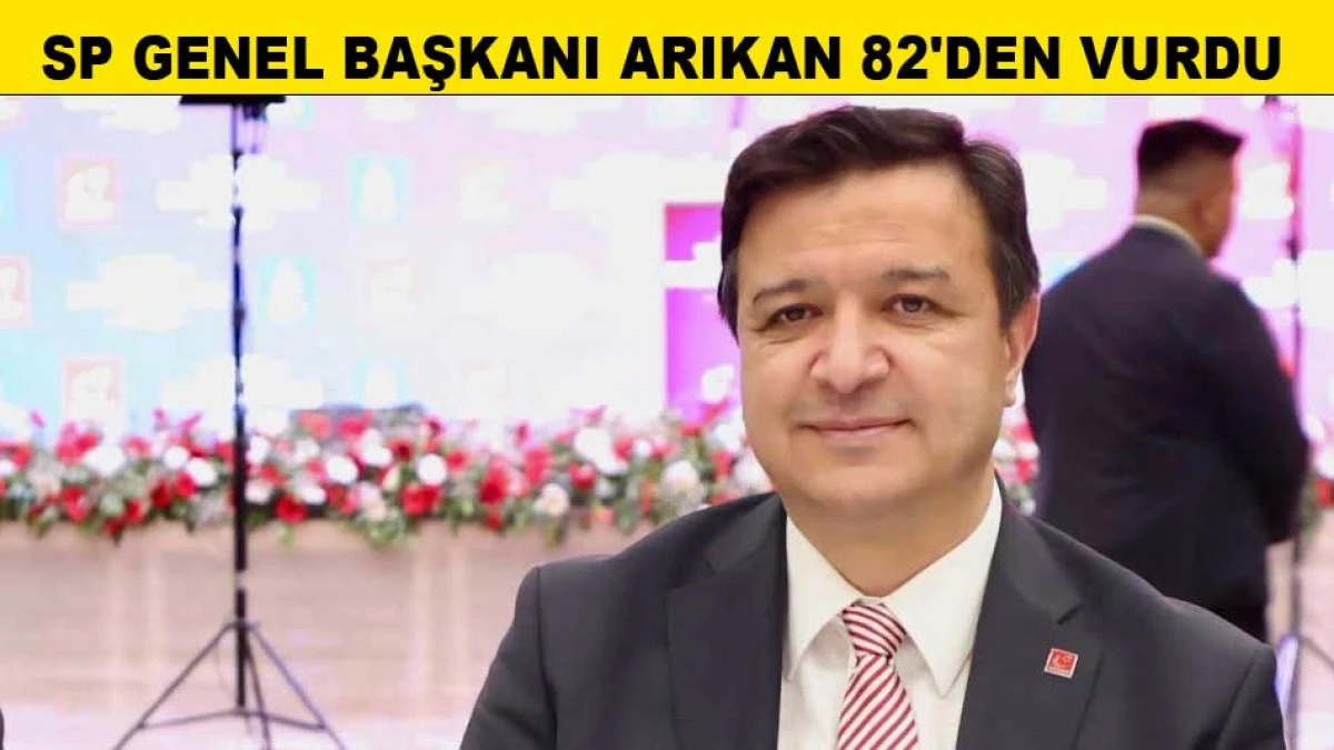 SP GENEL BAŞKANI ARIKAN 82'DEN VURDU