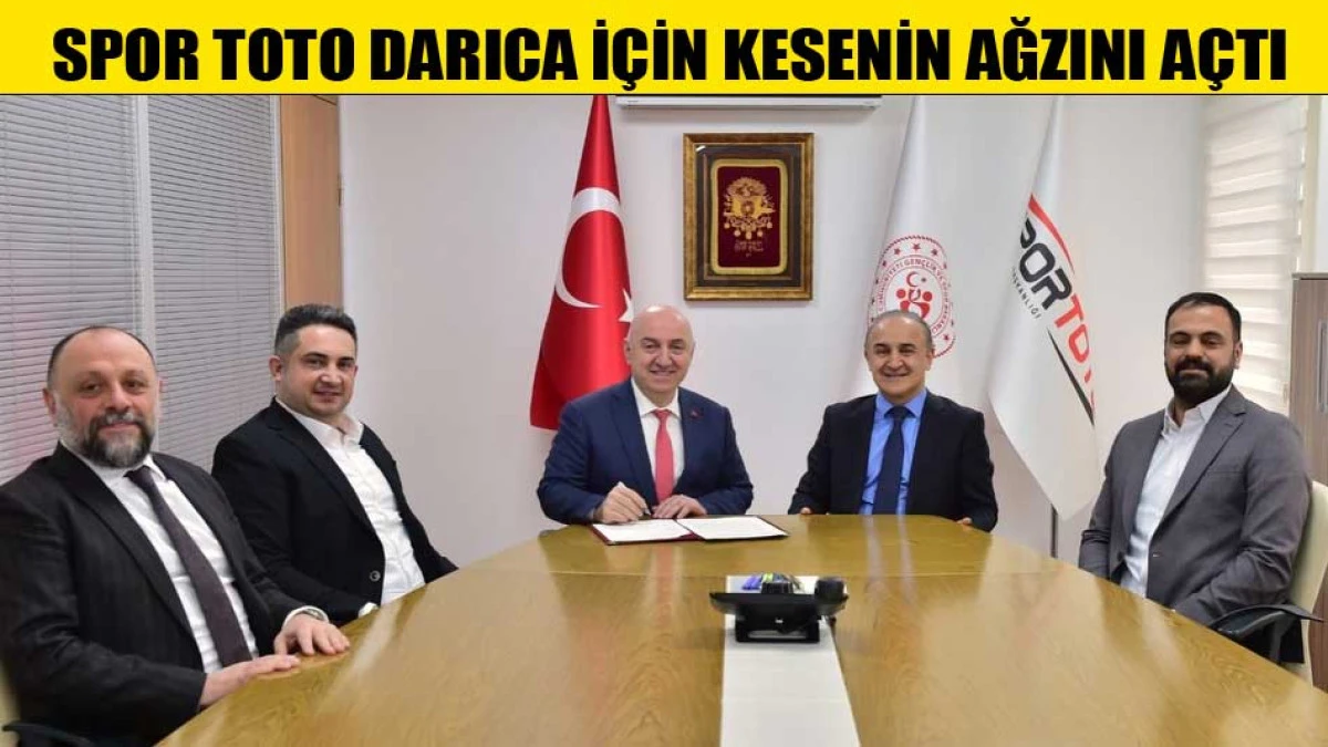 SPOR TOTO DARICA İ&Ccedil;İN KESENİN AĞZINI A&Ccedil;TI