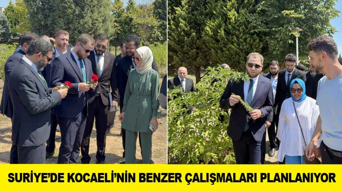 SURİYE&rsquo;DE KOCAELİ&rsquo;NİN BENZER &Ccedil;ALIŞMALARI PLANLANIYOR