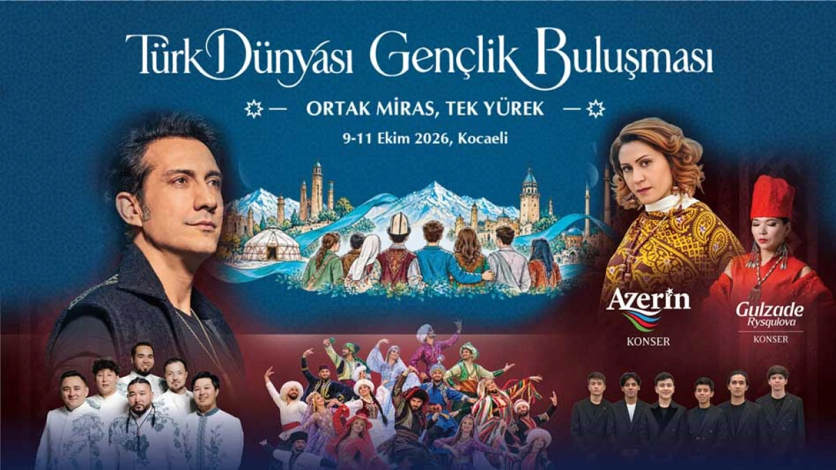 T&uuml;rk D&uuml;nyası&rsquo;nın gen&ccedil; kalbi Kocaeli&rsquo;de atacak
