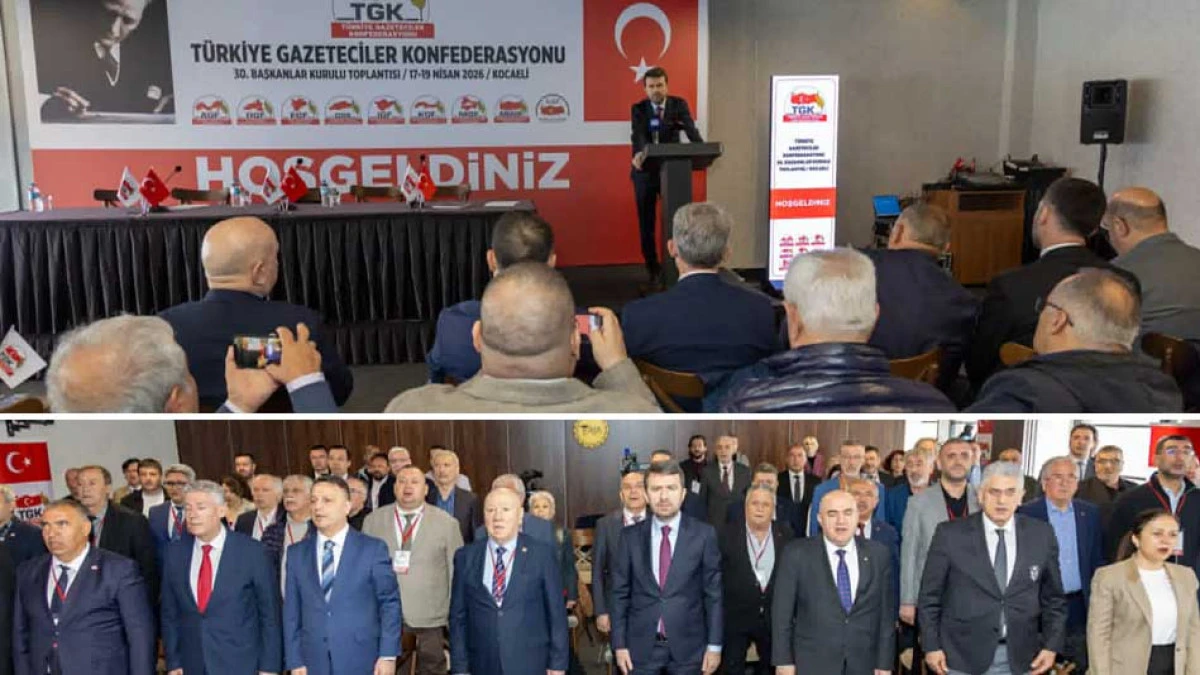 T&uuml;rkiye Gazeteciler Konfederasyonu &Uuml;yeleri Kocaeli&rsquo;de bir araya geldi