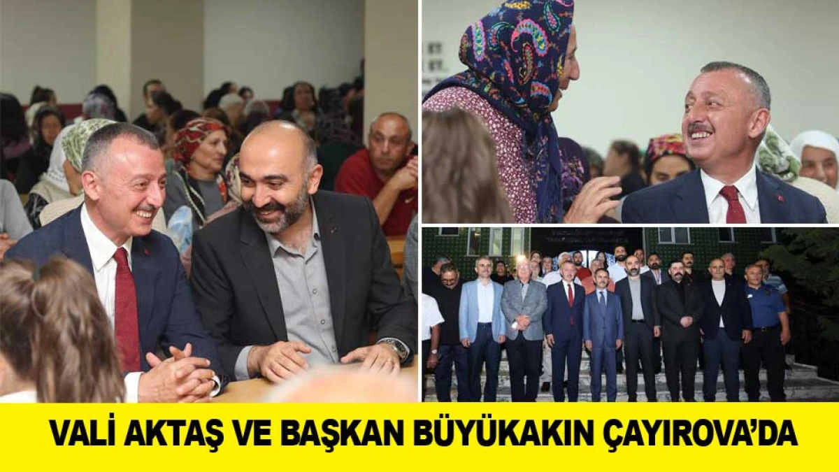 VALİ AKTAŞ VE BAŞKAN B&Uuml;Y&Uuml;KAKIN &Ccedil;AYIROVA&rsquo;DA