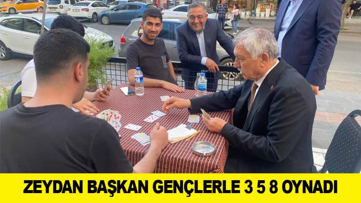 ZEYDAN BAŞKAN GEN&Ccedil;LERLE 3 5 8 OYNADI