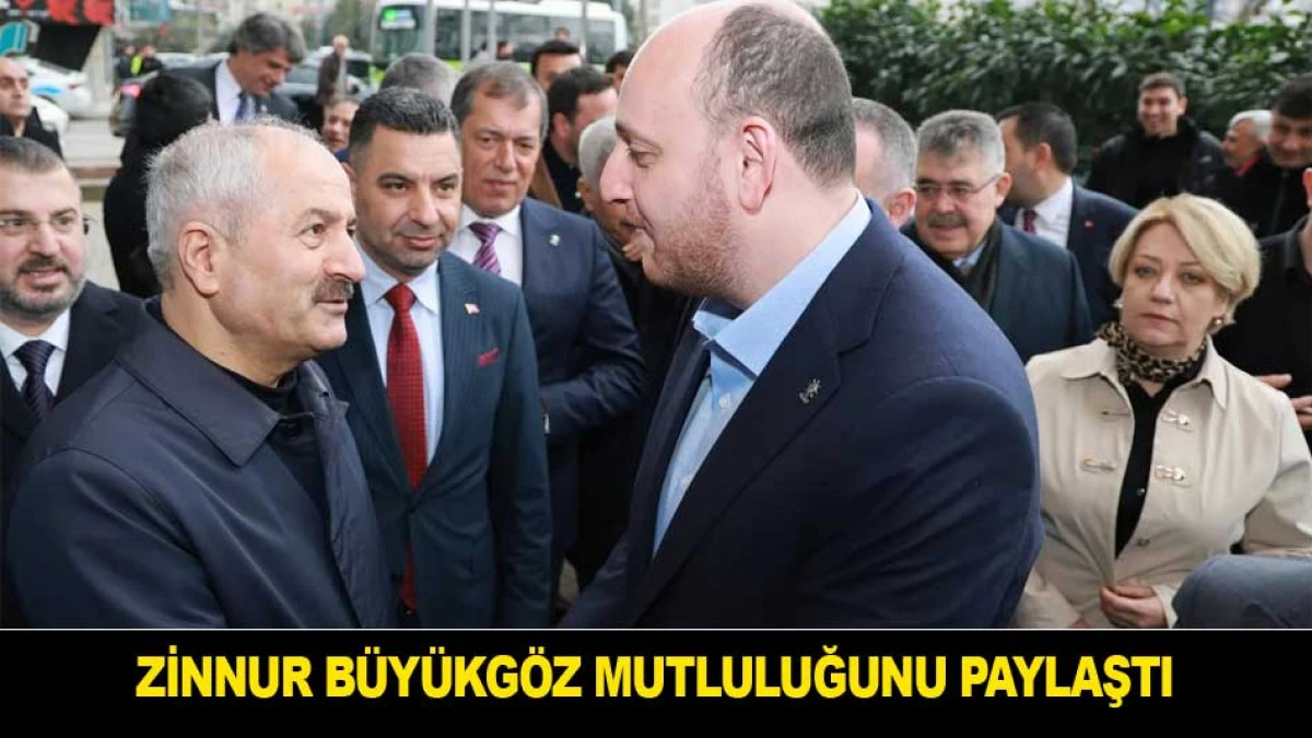 ZİNNUR B&Uuml;Y&Uuml;KG&Ouml;Z MUTLULUĞUNU PAYLAŞTI
